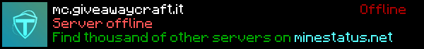 GiveawayCraft Minecraft Server Banner