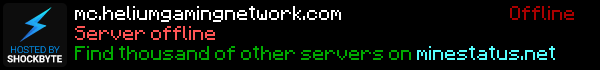 Helium Gaming Network Minecraft Server Banner