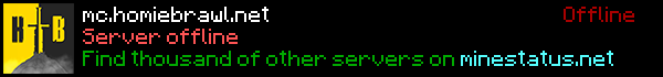 HomieBrawl Minecraft Server Banner
