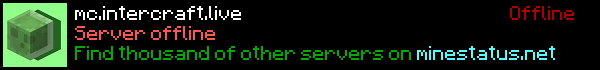 Intercraft Minecraft Server Banner