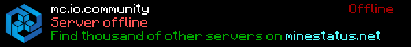 io community Minecraft Server Banner