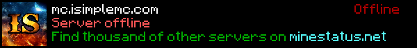 iSimple Minecraft Server Banner
