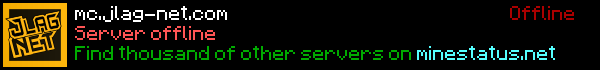 JLAG MC Minecraft Server Banner
