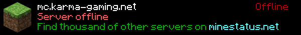 Karma Gaming Towny Minecraft Server Banner