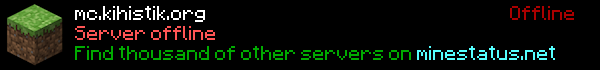 Kihistik MC Minecraft Server Banner
