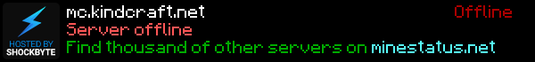 Kindcraft Minecraft Server Banner
