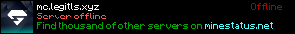 Legitsteal Minecraft Server Banner