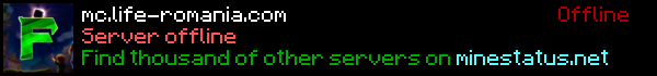 Life Romania Minecraft Server Banner