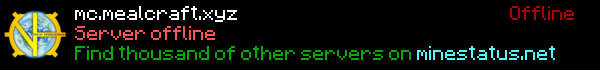 Mealcraft Minecraft Server Banner