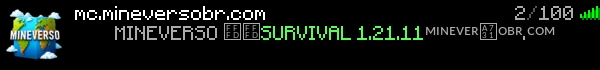 Mineverso Brasil Minecraft Server Banner