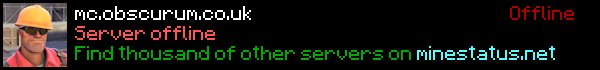 Obscurum Minecraft Server Banner