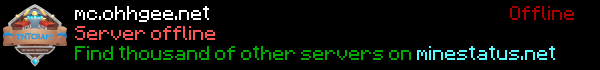 OhhGee Minecraft Server Banner