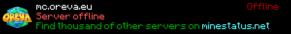 Oreva Minecraft Server Banner
