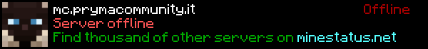Pryma Minecraft Server Banner