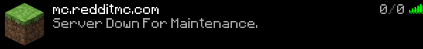 RedditMC Minecraft Server Banner