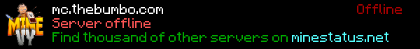 The Bumbo Minecraft Server Banner