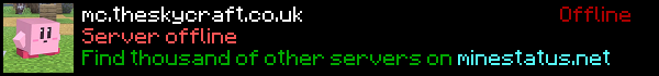 SkyCraft Minecraft Server Banner