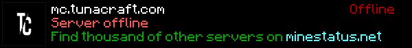 TunaCraft Minecraft Server Banner