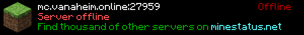 Vanaheim Online Minecraft Server Banner