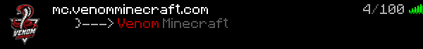 Venom Minecraft Minecraft Server Banner