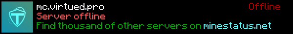 Virtued Minecraft Server Banner
