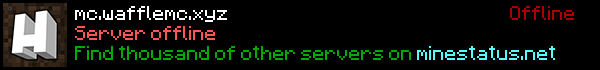 WaffleMC  Minecraft Server Banner