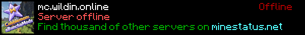 Wildin Online Minecraft Server Banner