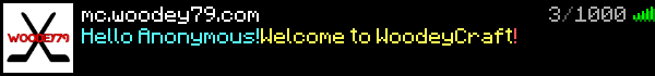 WoodeyCraft Minecraft Server Banner