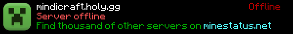 MindiCraft Minecraft Server Banner