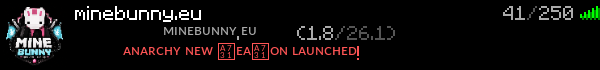 MineBunny.eu Minecraft Server Banner