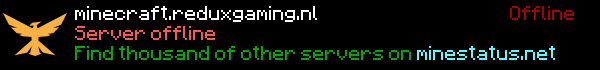ReduxGaming Minecraft Server Banner