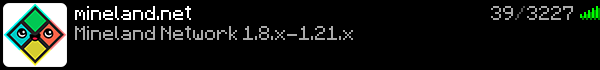 mineland Minecraft Server Banner