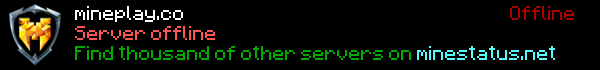 Mineplay.co Minecraft Server Banner
