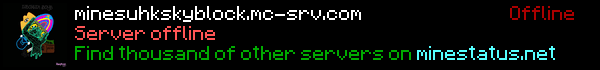 MineSuhkMC Minecraft Server Banner