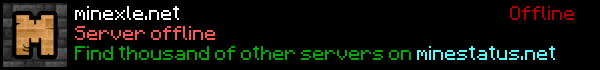 Minexle Minecraft Server Banner