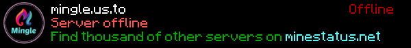 Mingle Minecraft Server Banner