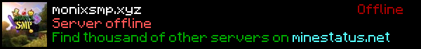 Monixsmp Minecraft Server Banner