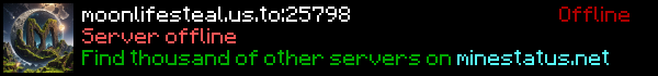 Moon Lifesteal Minecraft Server Banner