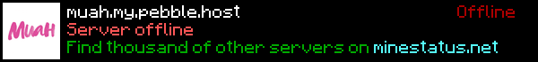 Muah SMP Minecraft Server Banner