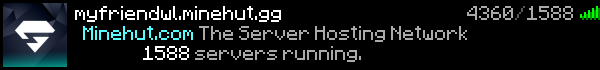 MyFriendWL Minecraft Server Banner