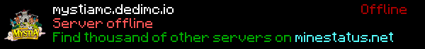 MystiaMC Minecraft Server Banner