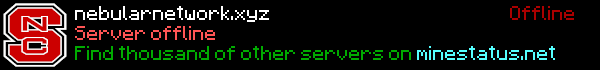 Nebular Network Minecraft Server Banner