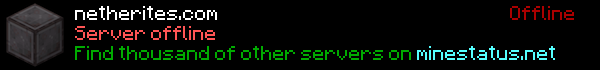 Netherites Minecraft Server Banner