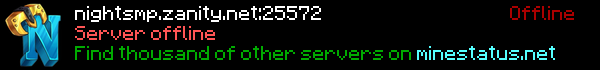 NIGHT SMP Minecraft Server Banner