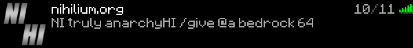 Nihilium Minecraft Server Banner