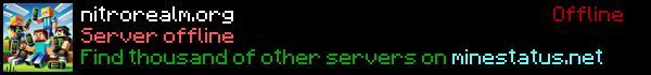 Nitro Realm Minecraft Server Banner