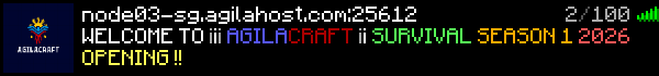 AgilaCraft Minecraft Server Banner