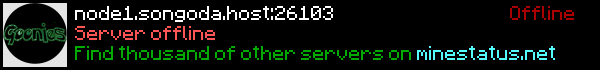 GooniesMC Minecraft Server Banner