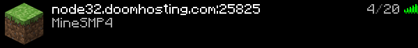 MineSMP-4 Minecraft Server Banner