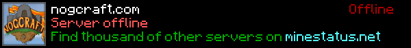 Nogcraft Minecraft Server Banner